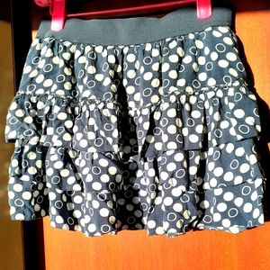 Aeropostale Blue & Cream Skater Skirt Size XS